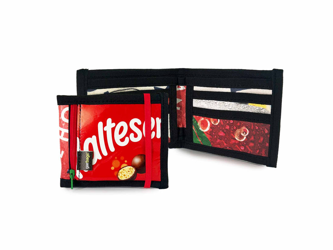 document holder snack package & pub banner red & black