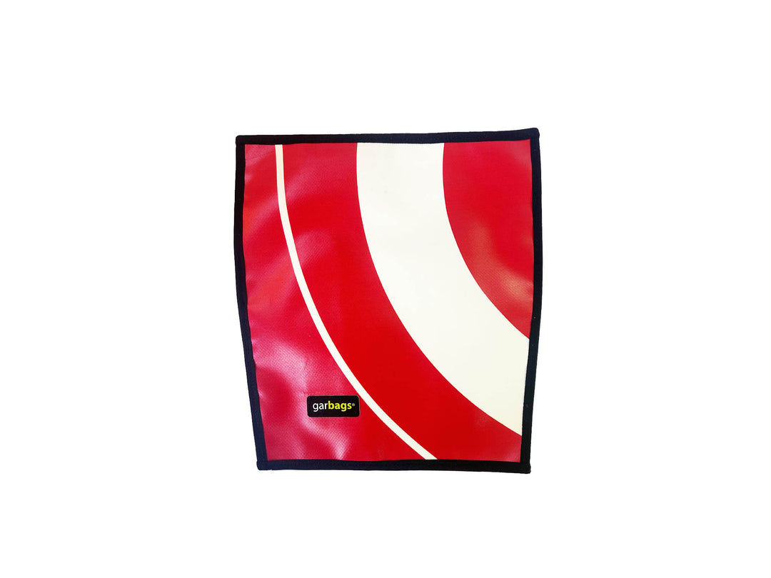 extraflap M publicity banner red & white