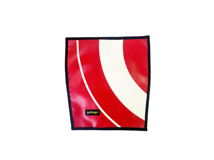 extraflap M publicity banner red & white