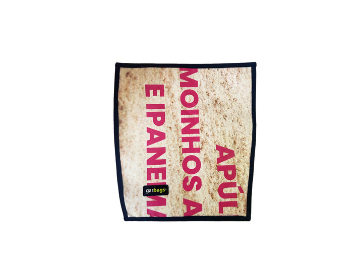 extraflap M publicity banner sand texture & pink letters
