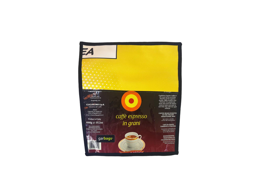 extraflap M coffee packages brown & yellow