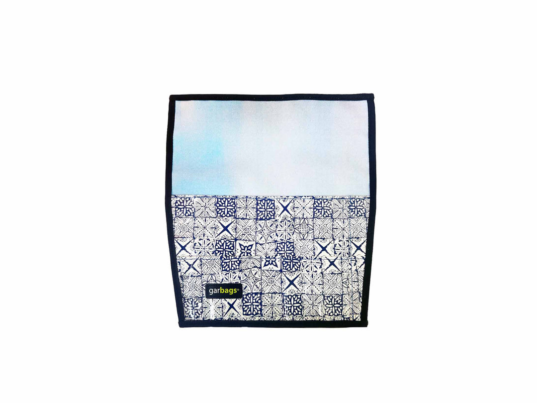 extraflap M coffee packages portuguese tiles blue