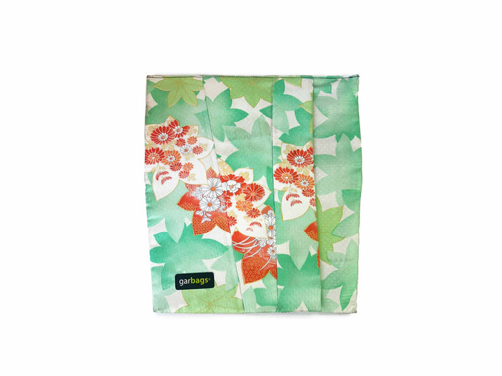 extraflap M kimono green leaves