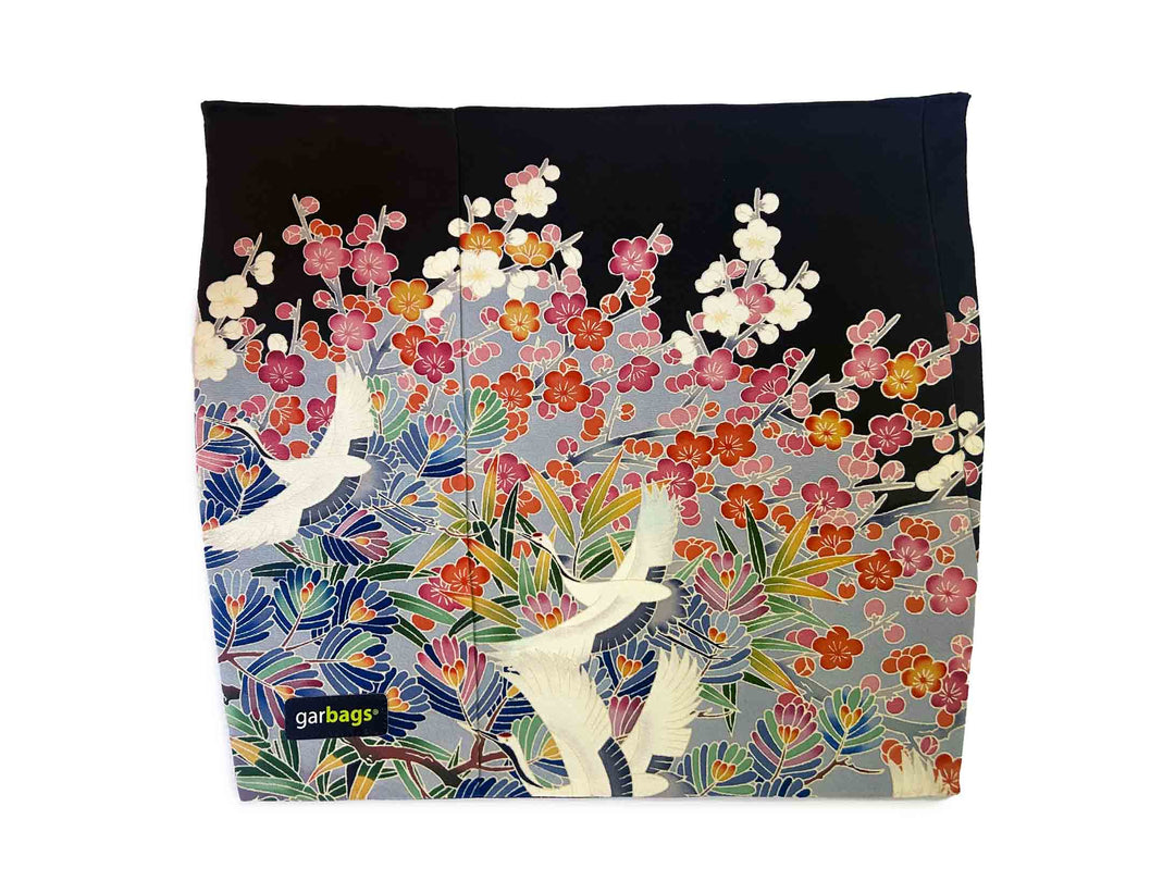 extraflap XL kimono black & rainbow colors