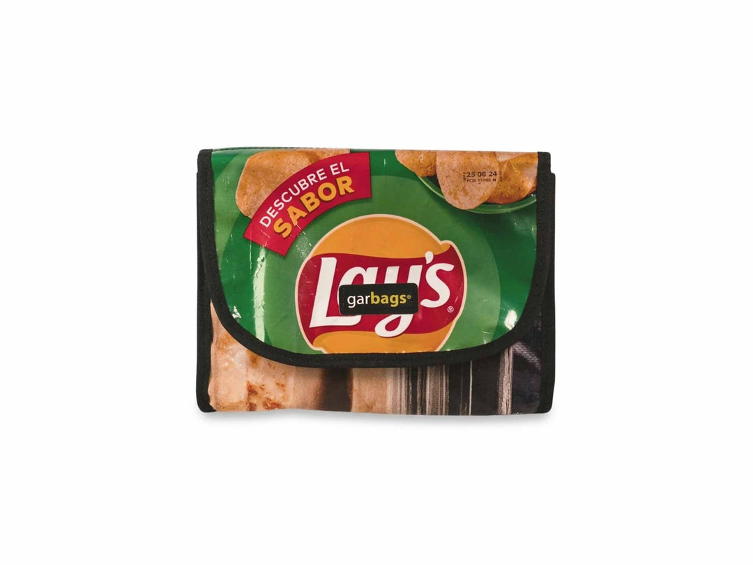 handlebar bag chips package green & red