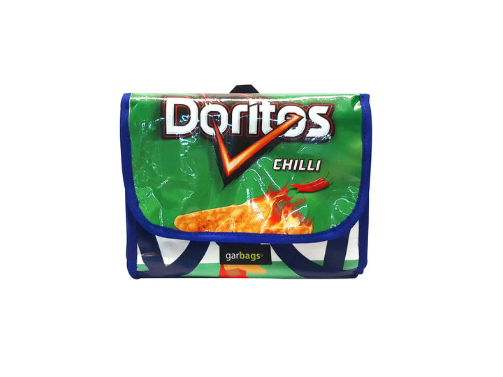 handlebar bag chips package green