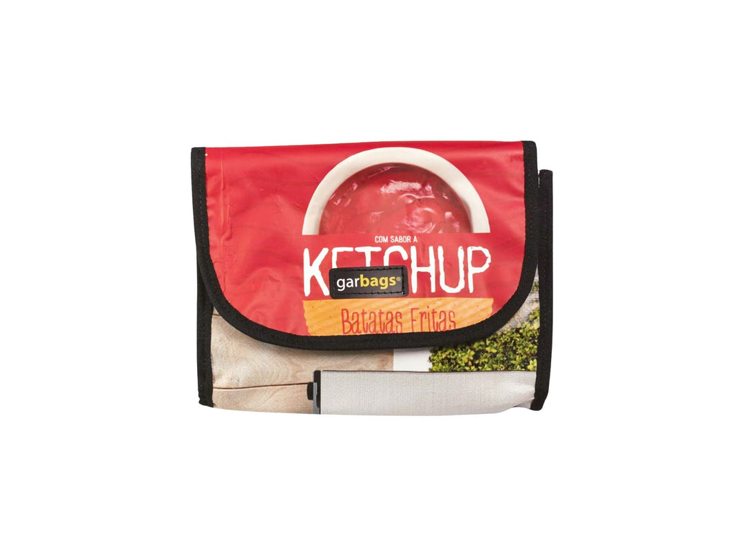 handlebar bag chips package red