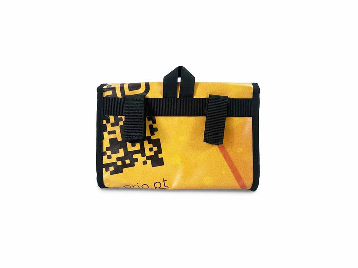 handlebar bag publicity banner porto livraria lello yellow