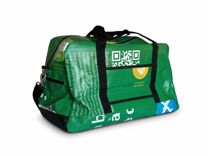 hybrid carry-on bag publicity banner green