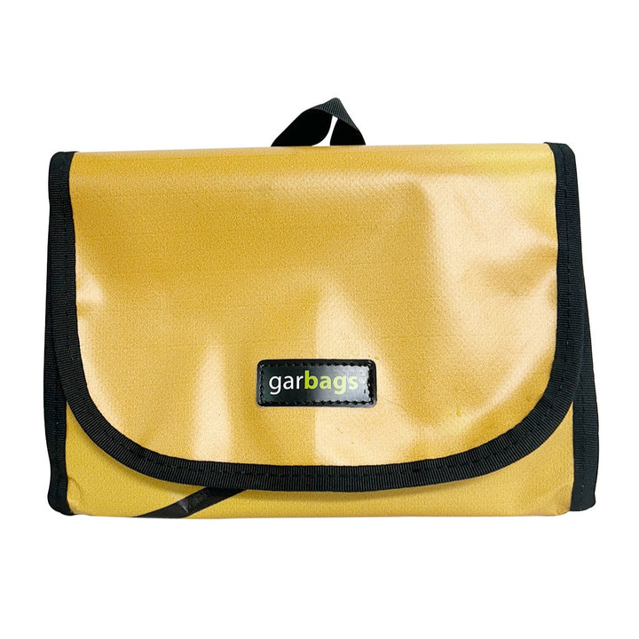 handlebar bag publicity banner yellow
