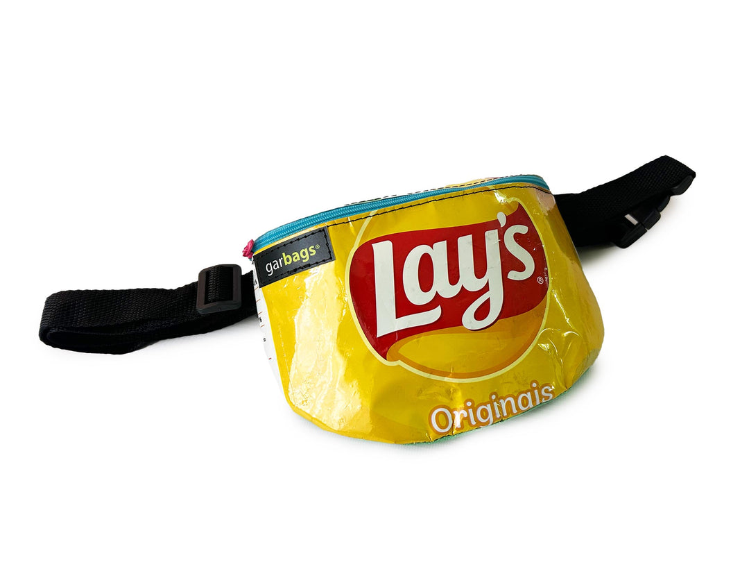 waist bag essentials chips package yellow