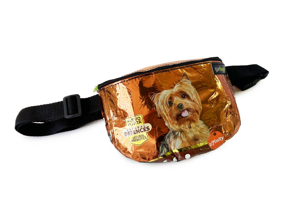 waist bag essentials dog food packages bright brown