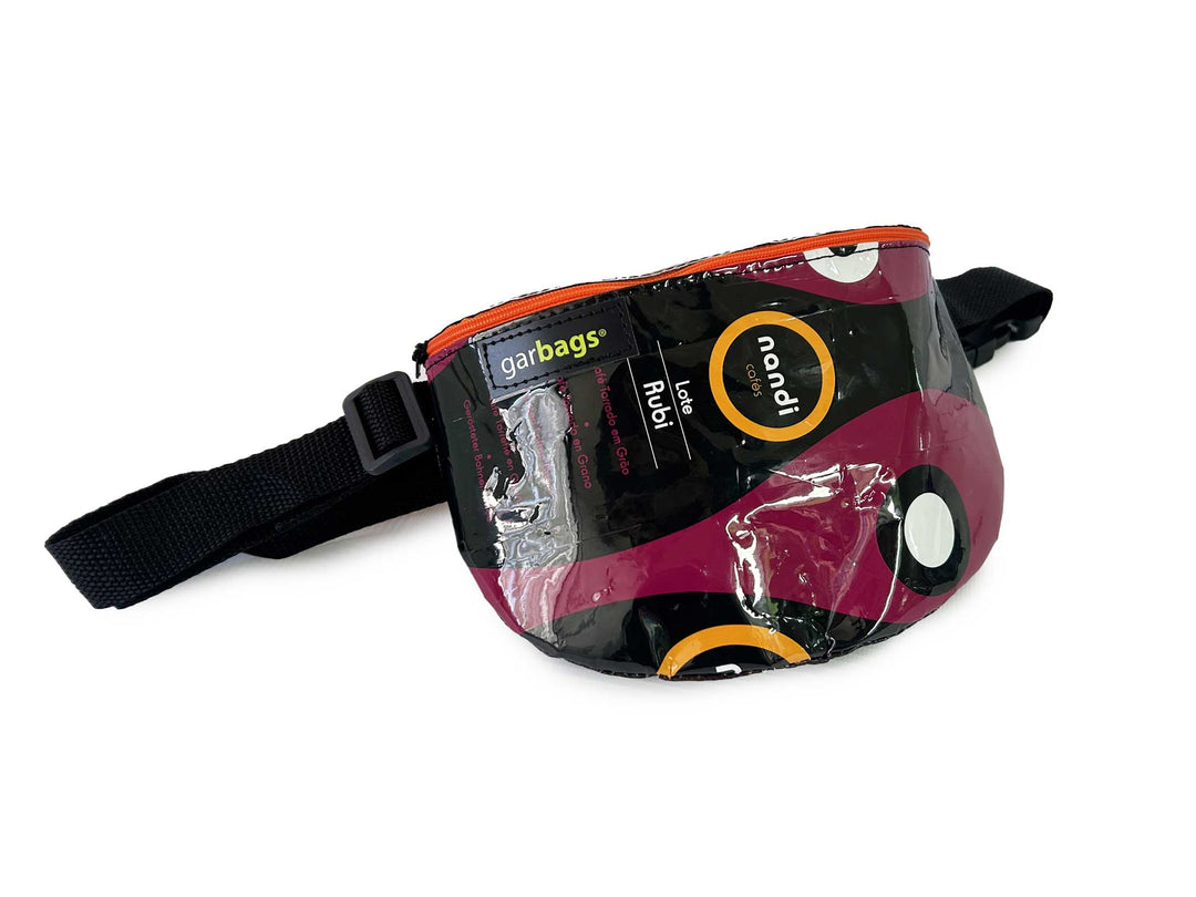 waist bag essentials coffee package black & pink