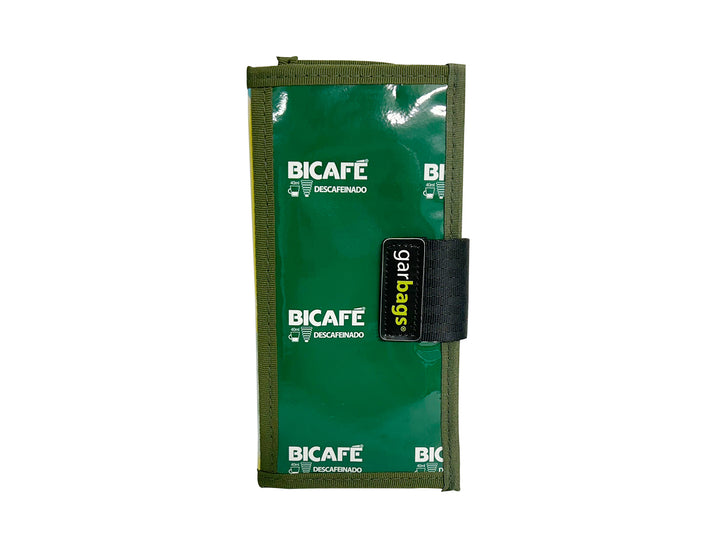 document holder coffee package green