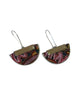 long earrings pink mandala coffee capsules