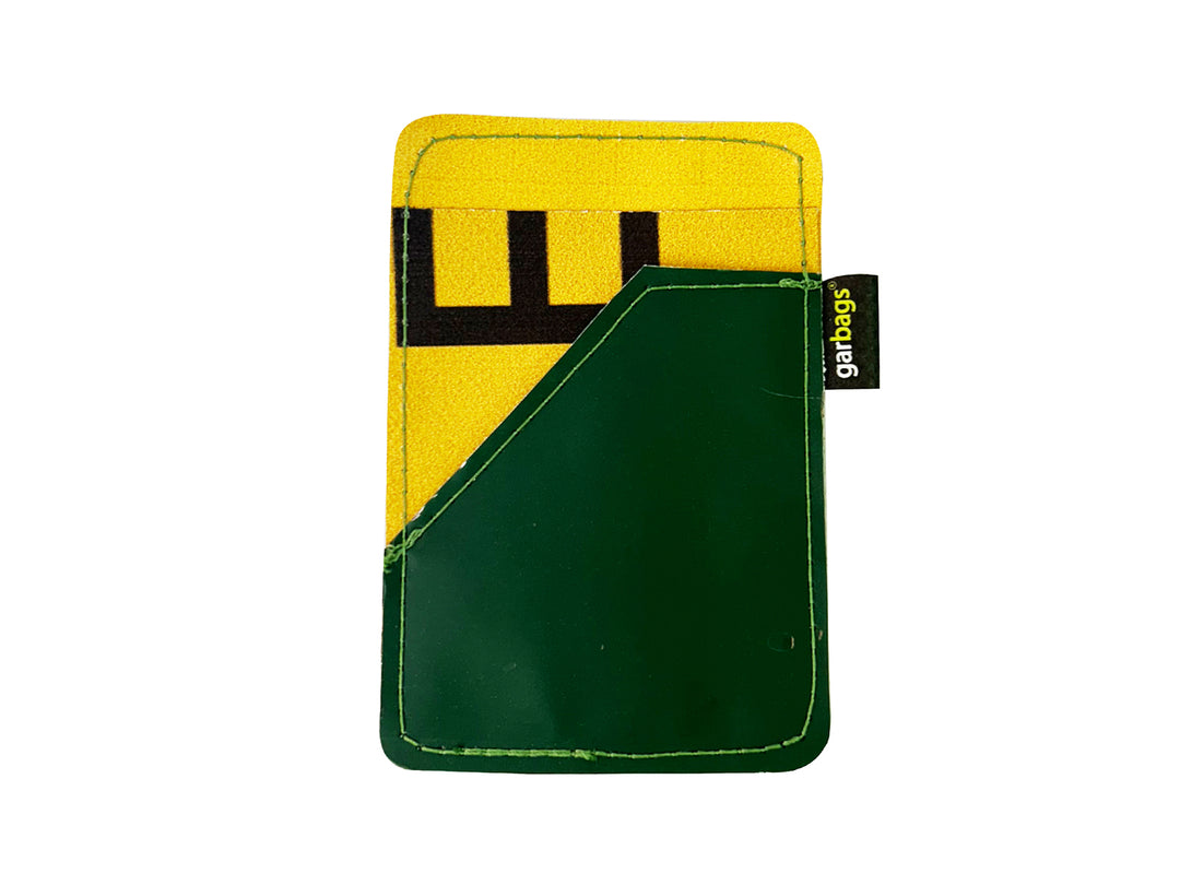 lifetime card holder publicity banner green & yellow