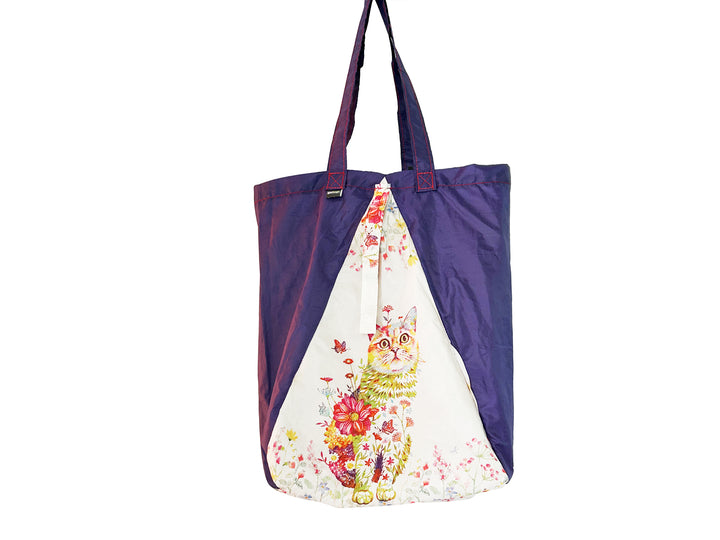 Shopping bag umbrella cat