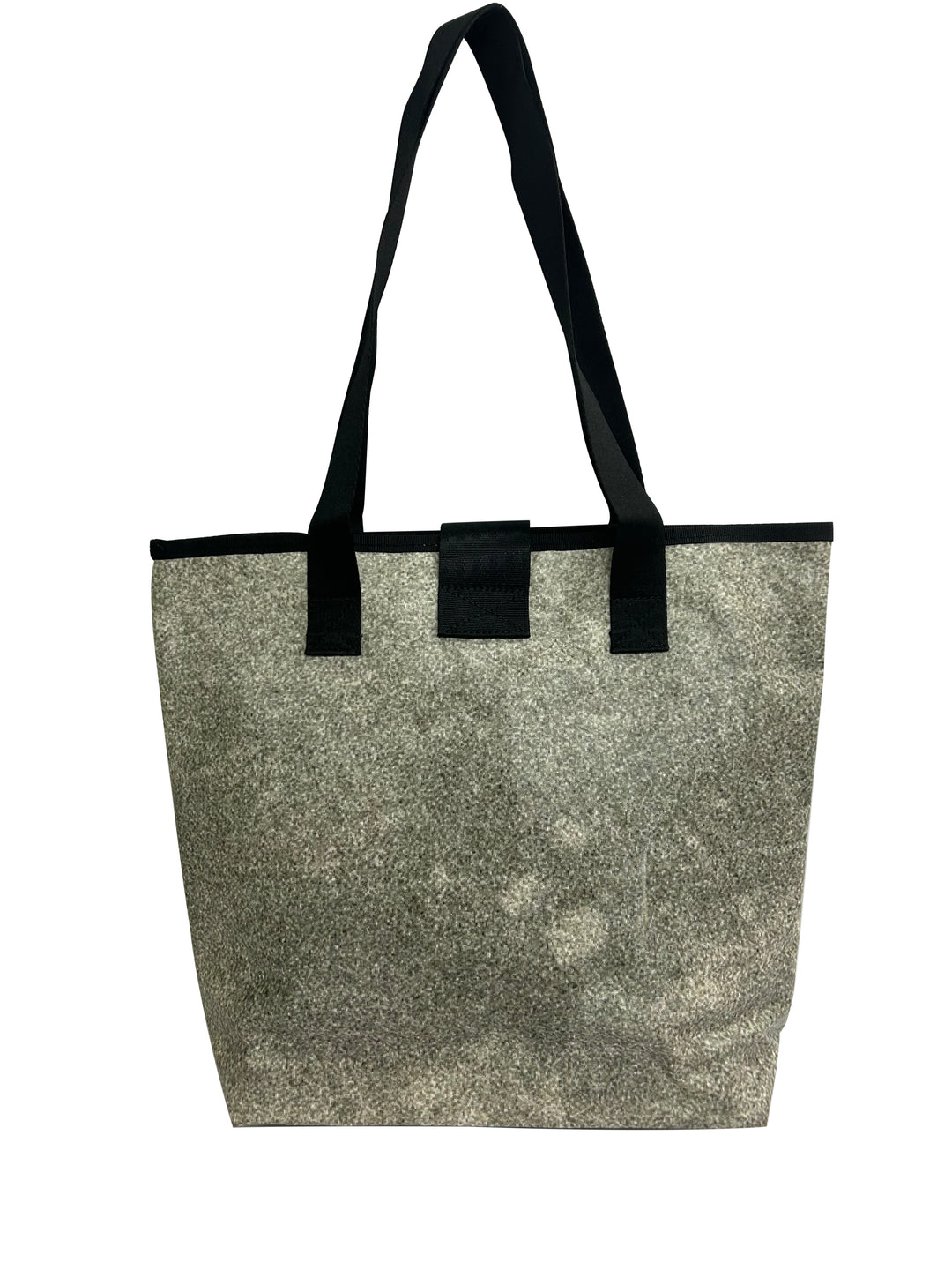 shopping bag with clutch pet food package grey cat