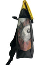 backpack urban publicity banner yellow & black comic