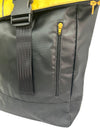 backpack urban publicity banner yellow & black comic