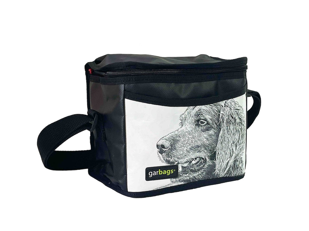 Lunch bag dog food package black & white
