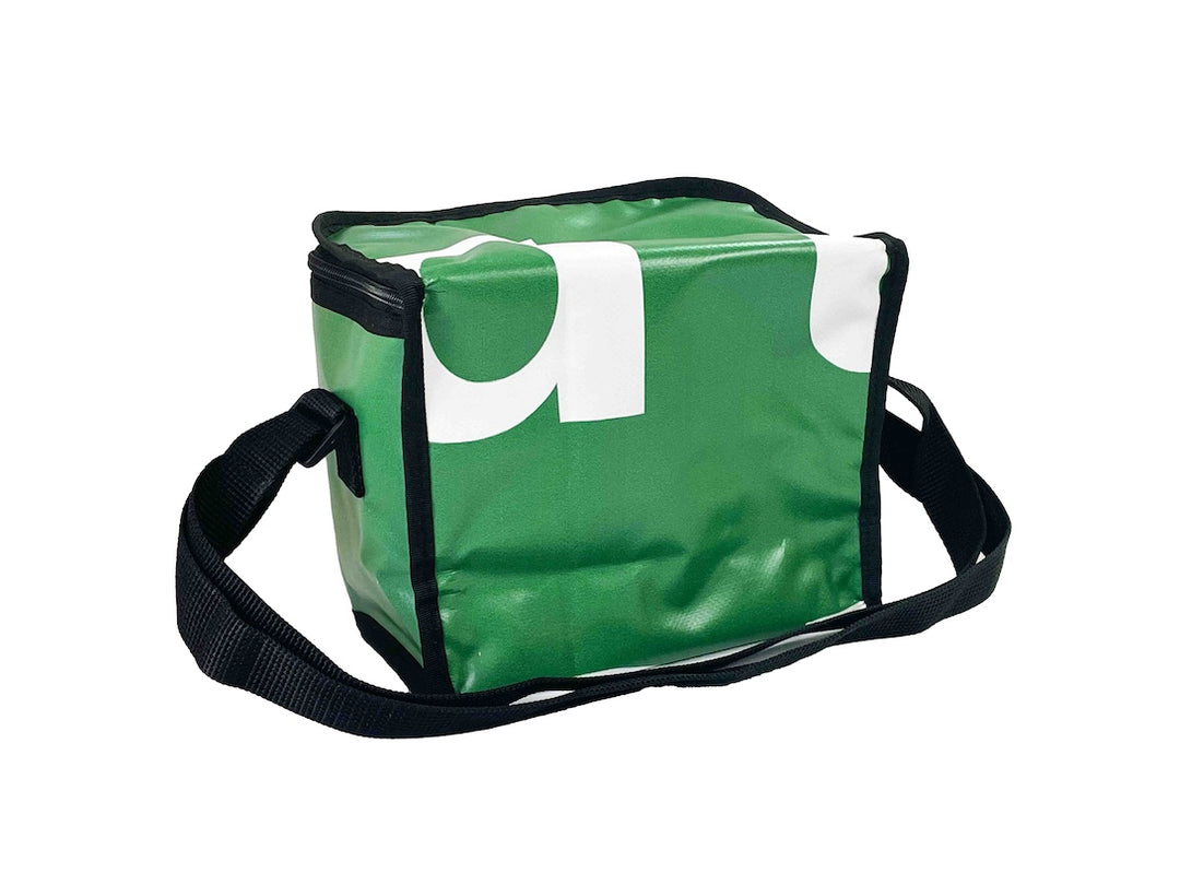Lunch bag dog food package green & pink