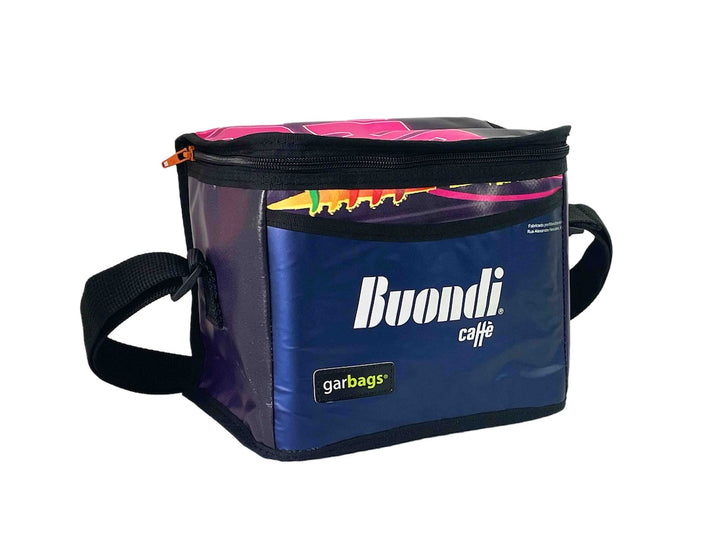 Lunch bag coffee package blue & purple