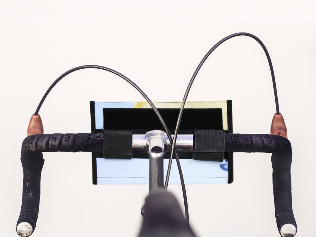 messenger bag / bike handlebar base XS gray & black