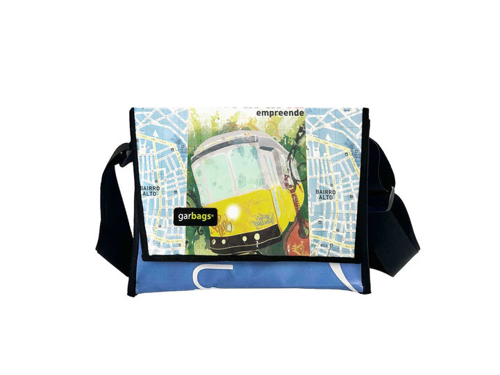messenger bag M *Lisbon exclusive* tram & map