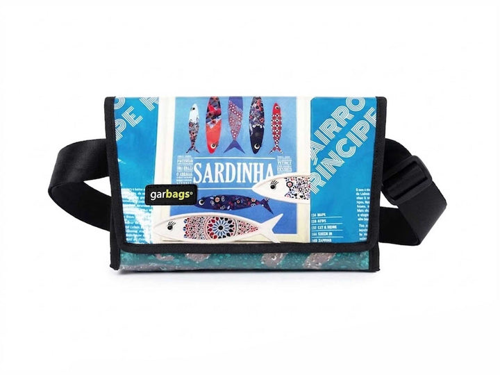 messenger bag / bike handlebar XS *lisbon exclusive* sardines blue