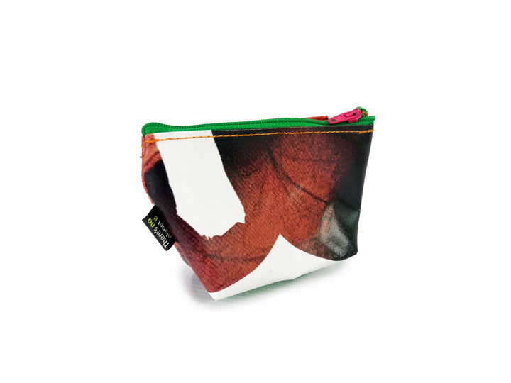 necessaire mini publicity banner brown & red