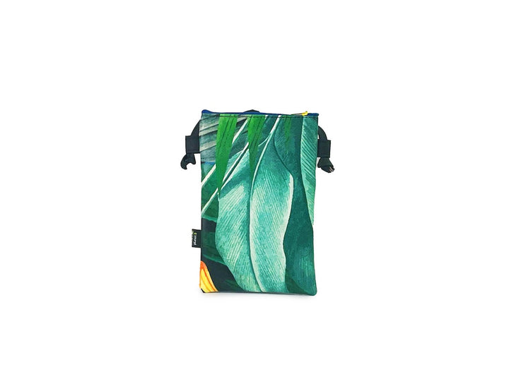 Crossbody Phone bag publicity banner forest green