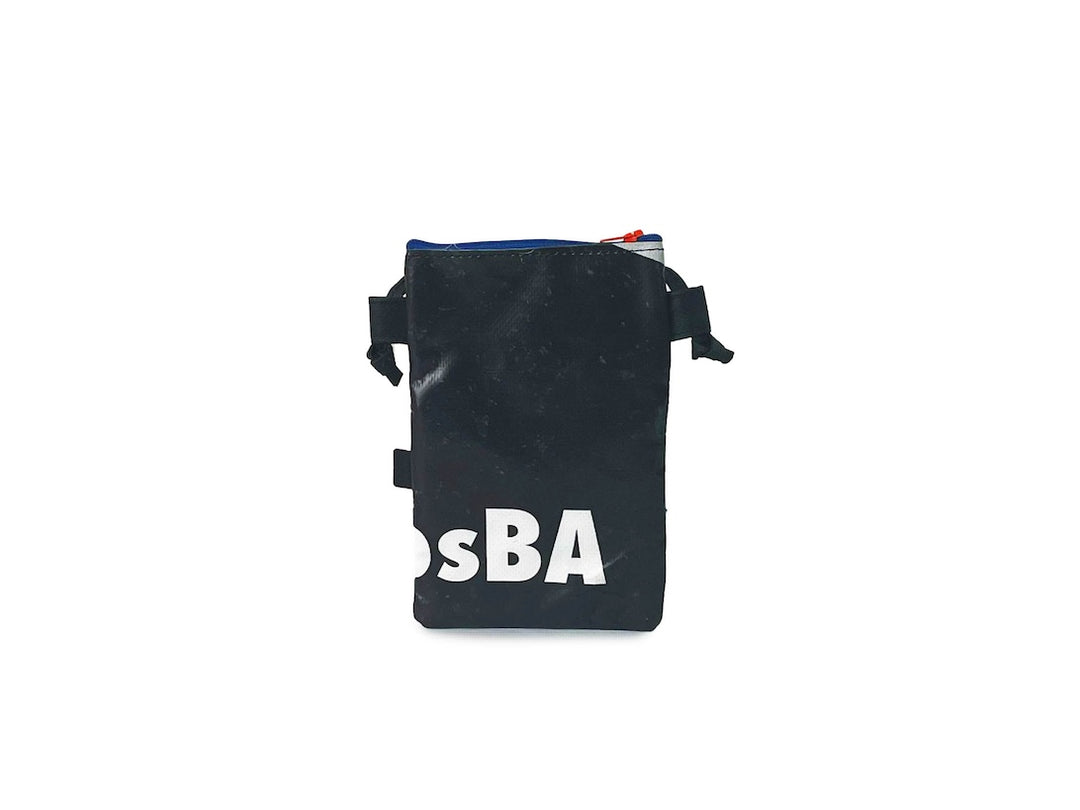Crossbody Phone bag coffee package silver & black