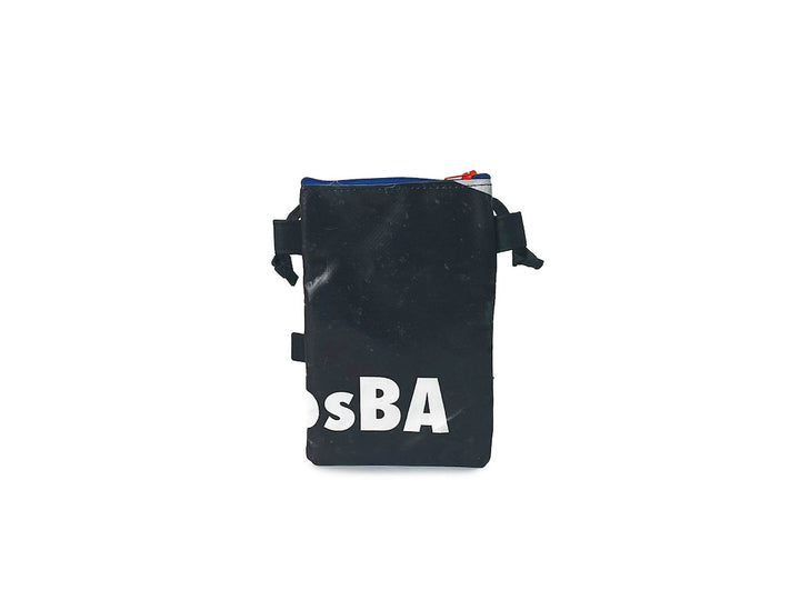 Crossbody Phone bag coffee package silver & black