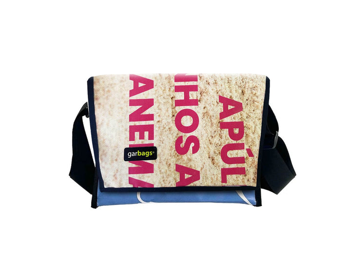 messenger bag M publicity banners sand texture