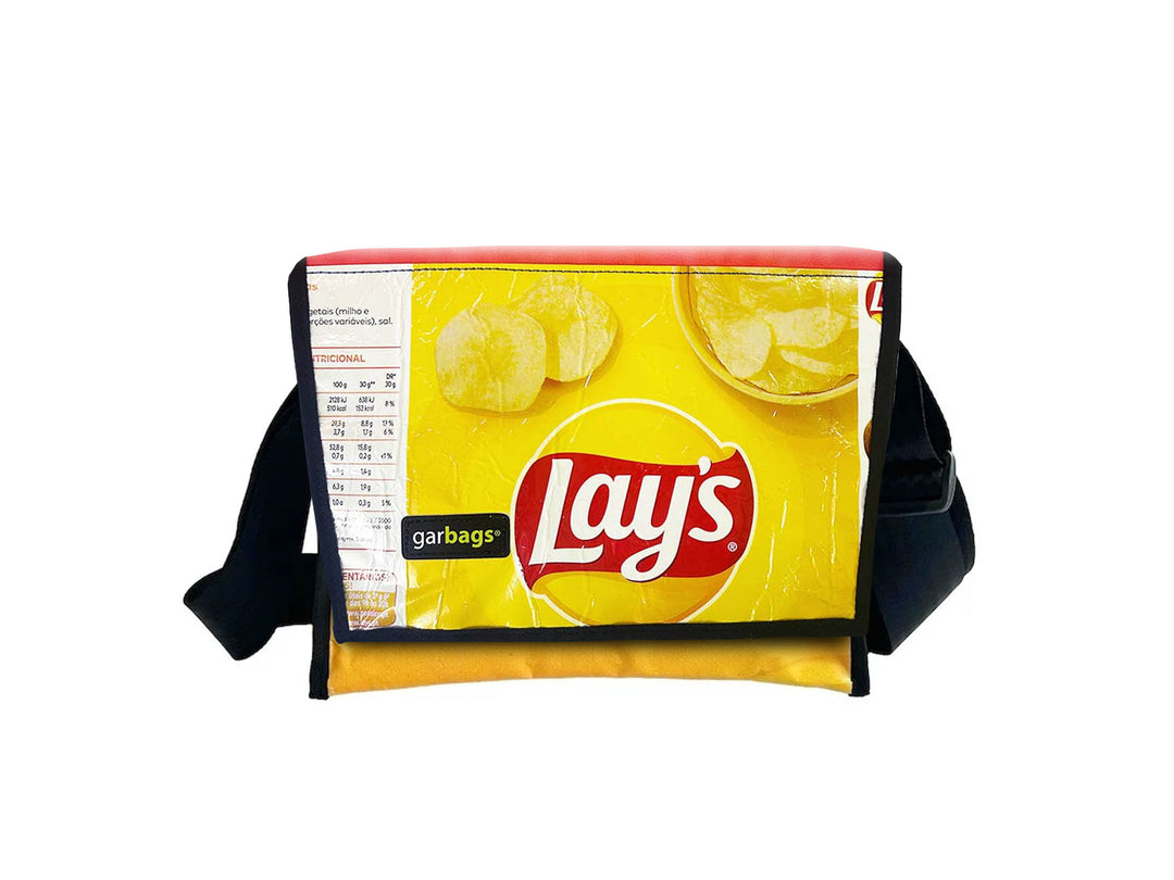 messenger bag M chips packages yellow