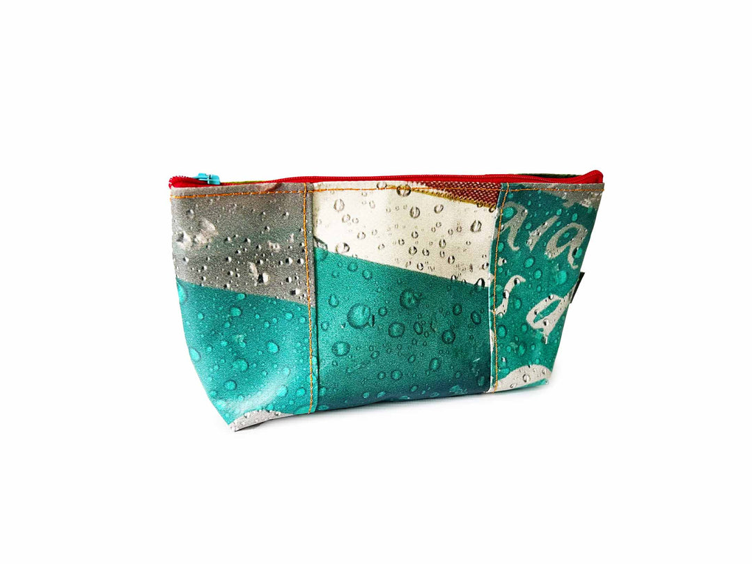 necessaire mini publicity banner white & blue drops