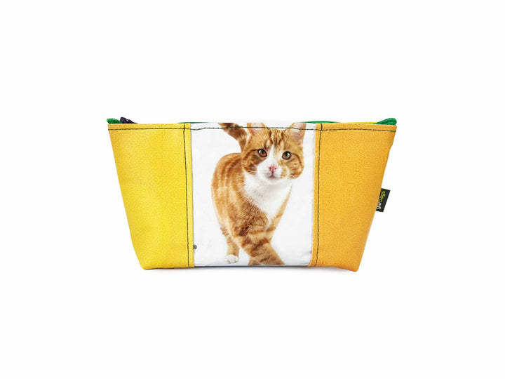 necessaire pet food package & pub banner yellow & white