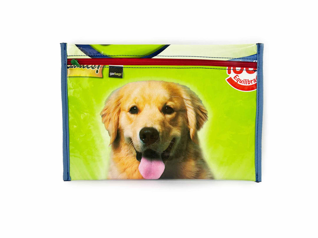pencil case pet food package dog green