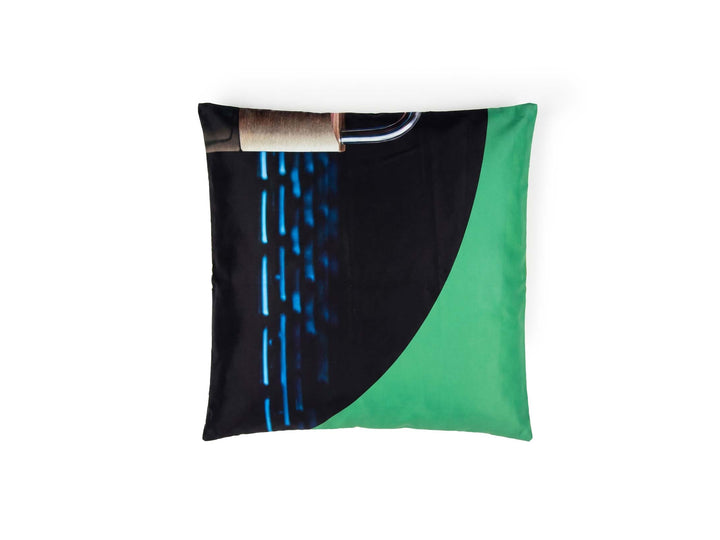 pillow cover publicity fabrics green & black