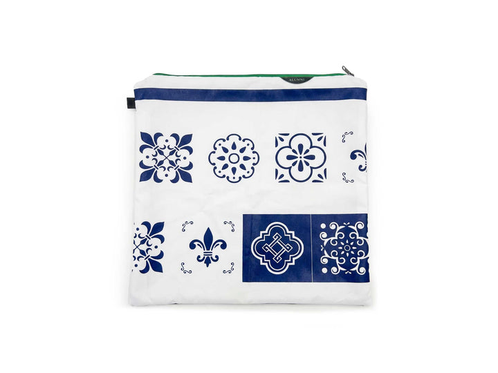 pillow cover publicity fabrics white & blue
