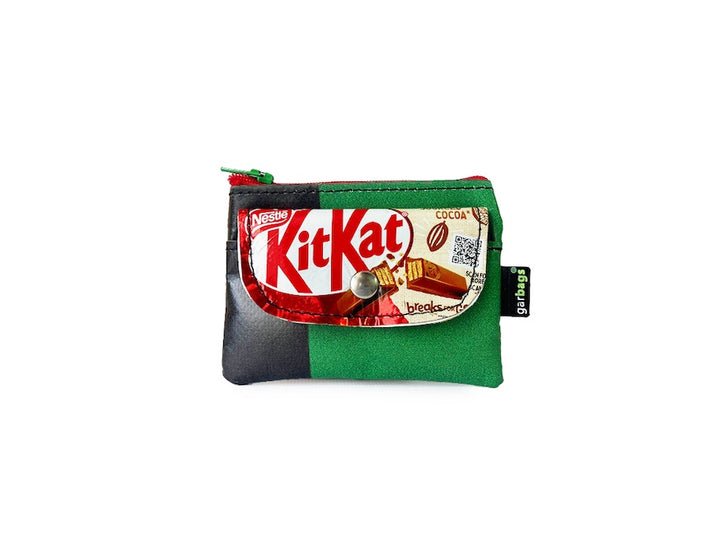 pop purse chocolate package red, black & green