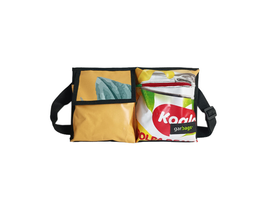 waist bag xl publicity banner yellow, white and green