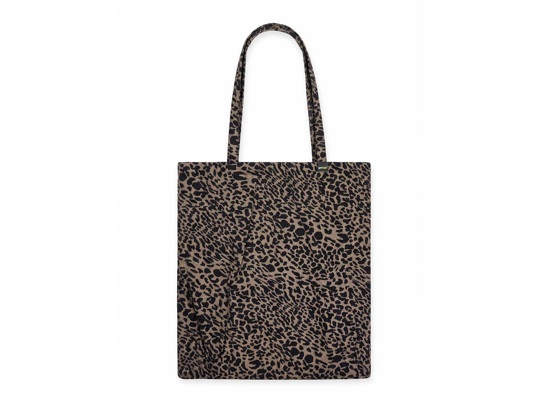 shopping bag umbrella cheetah pattern