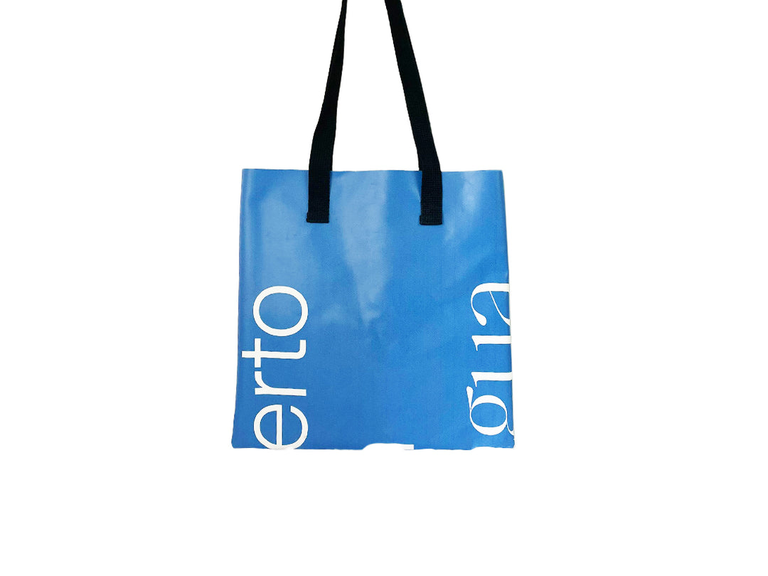shopping bag lisbon chiado blue & white