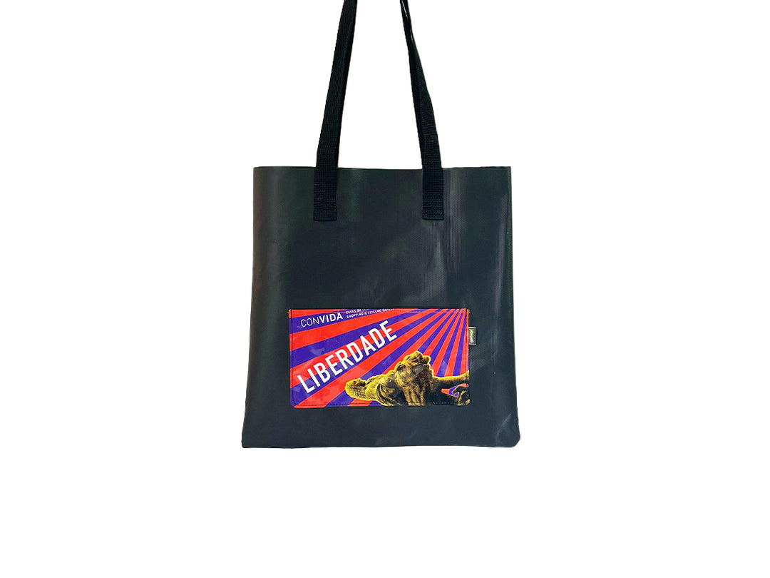 shopping bag lisbon liberdade red & black