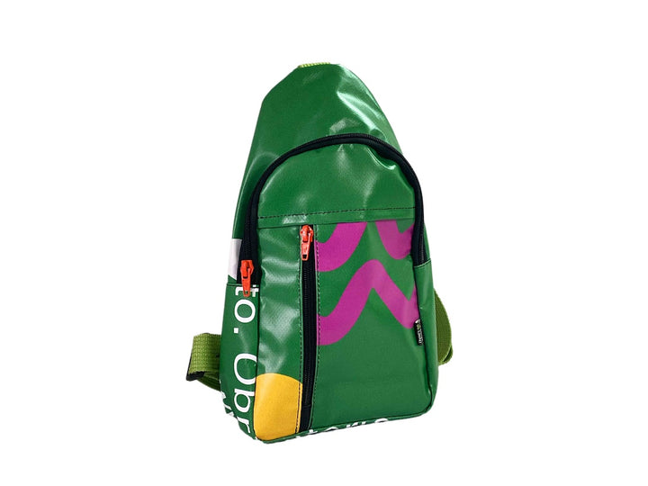 shoulder bag publicity banner green