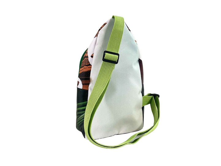 shoulder bag publicity banner green & yellow