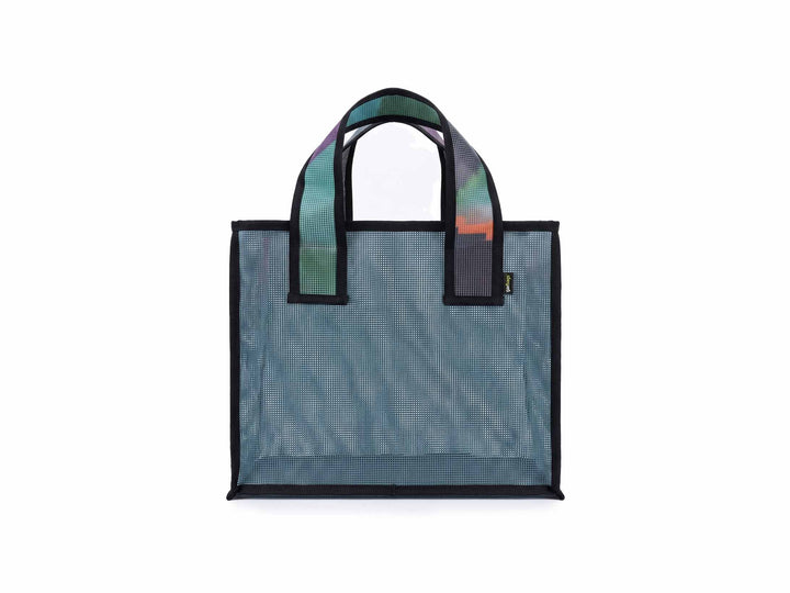 eco storage tote s publicity banner green & blue