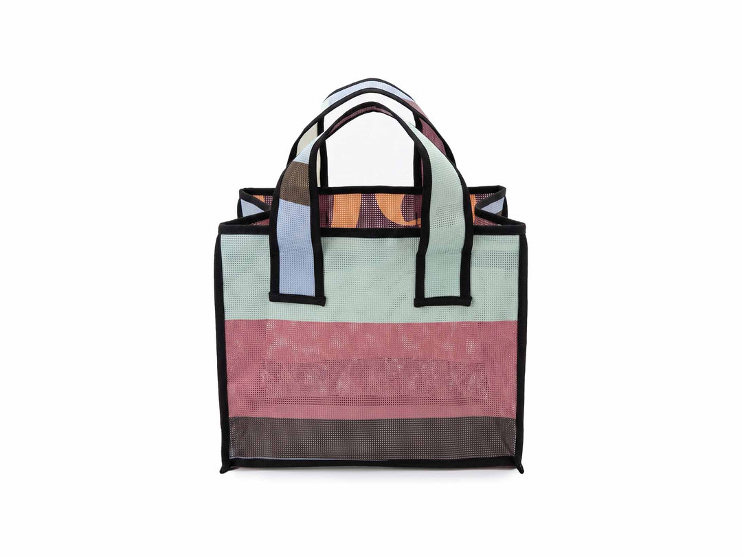 eco storage tote s publicity banner blue & purple